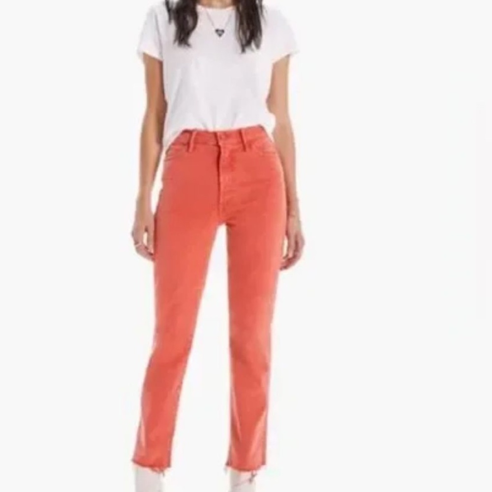 Mother The Swooner Rascal Ankle Fray Jeans  Come Out and Play  Sz 29